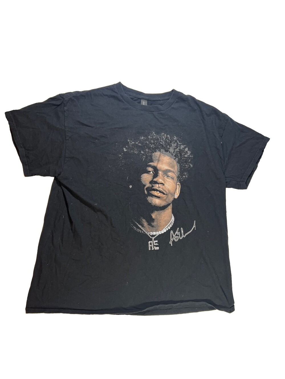 Anthony Edwards Short Sleeve Graphic T-Shirt - Black size XL